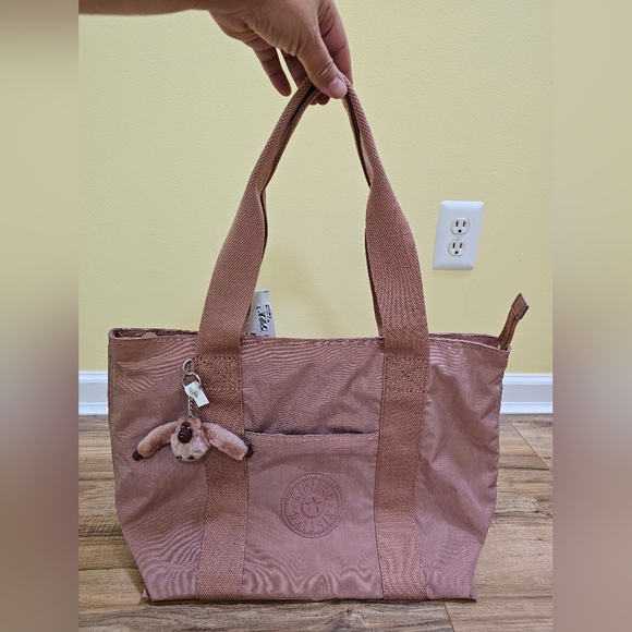 Kipling Era Medium Tote Bag Rosey Rose - Picture 1 of 15